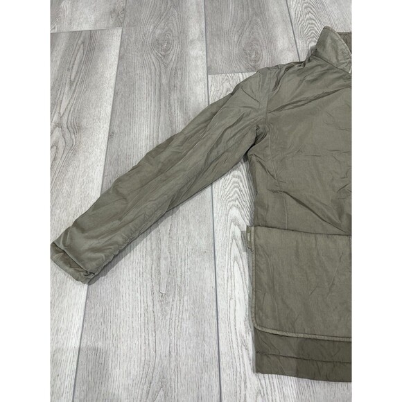 Closed Reversible Jacket Quilted Long‎ Sleeve | Metallic Green | Size Small - Picture 14 of 16